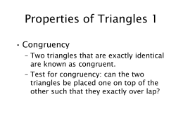 Triangles and Islam
