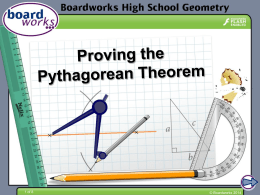 TXProving the Pythagorean Theorem