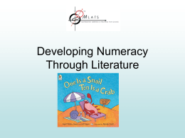 Numeracy & Literature Powerpoint Presentation