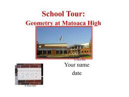 Geometry at Matoaca High