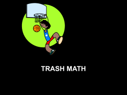 trash math - Brookwood High School