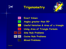 Further Trigonometry - Mr