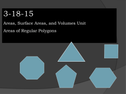 Area Regular Polygons