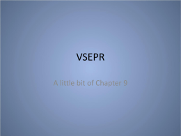 VSEPR and Hybrids