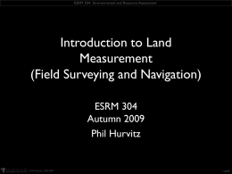 Introduction to land measurement