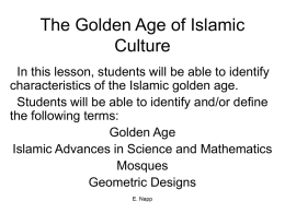 The Golden Age of Islamic Culture
