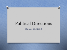 Political Directions - Methacton School District
