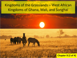 Kingdoms of the Grasslands of West Africa