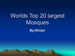 Worlds Top 20 largest Mosques - Quran - O