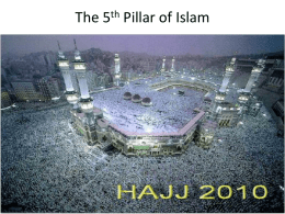 The 5th Pillar of Islam