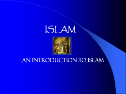 Understanding Islam - Lake Oswego High School: Home Page
