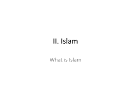 II. Islam