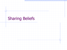 Sharing Beliefs