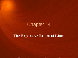 14. The Expansive Realm of Islam