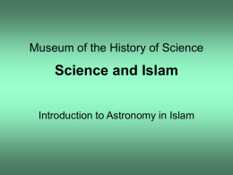 Science and technology in Medieval Islam