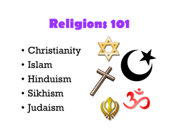 Comparing Religions - Falcon's 6th Grade Social Studies