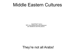 Middle Eastern Cultures