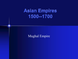 Asian Empires 1500--1700