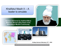 Friday Sermon Slides