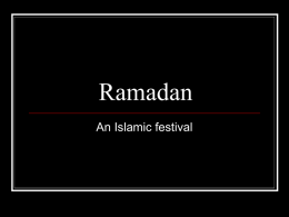 Ramadan - Wilderspin