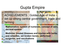 Gupta Empire - Greene Central School District