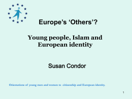 Youth & European Identities