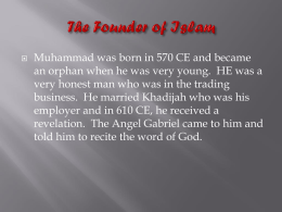 The Founder of Islam