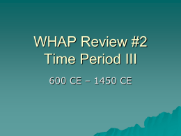 Time Period III Review-Sunda