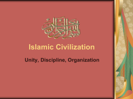 Islamic Civilization - Warren County Schools