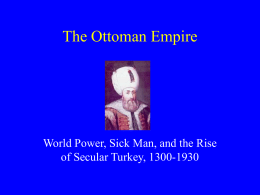 The Ottoman Empire - Adams State University
