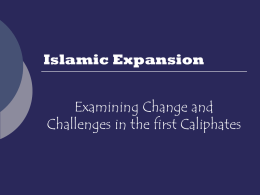 Growth of Islamic Empire