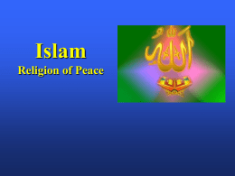 Islam Religion And Peace