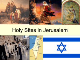 Holy Sites of Jerusalem PowerPoint