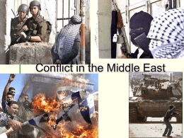 Arab-Israeli Conflict PPT