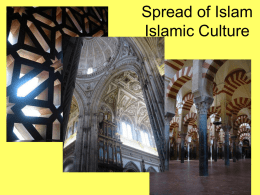 3.4.4 Spread and Culture of Islam