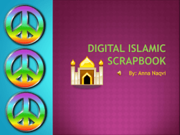 Digital Islamic Scrapbook