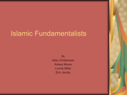 Islamic Fundamentalists
