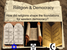Religion & Democracy