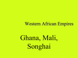 Western African Empires