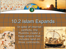 10.2 Islam Expands - Harrison High School