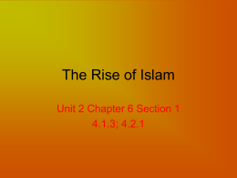 World H - Islam Rise - HFAWorldHistory-Kos