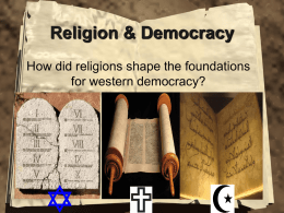 Religion & Democracy
