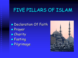 FIVE PILLARS OF ISLAM