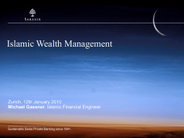 Islamic Finance Was, Warum und Wie