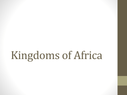 Kingdoms of Africa