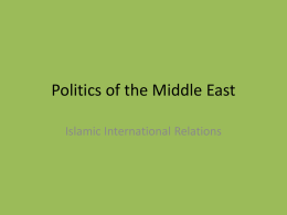 Politics of the Middle East