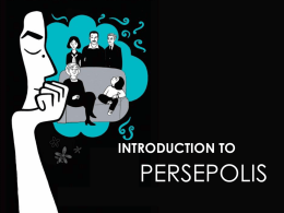 Introduction to Persepolis