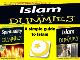 A simple guide to the Islam faith