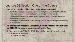 Section One: Introduction Powerpoint
