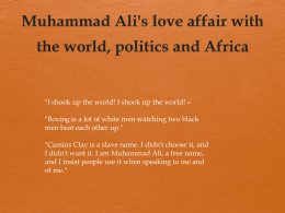Muhamed Ali Remembered